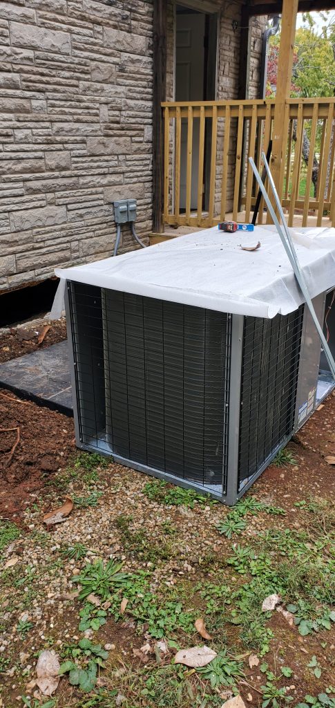 Hvac unit install near Knoxville, TN by Trevor L. (Check-in #7237)